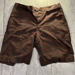 Patagonia Thrift Store shorts textured cotton plaid 33